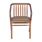 Potra Dining Chair In Teak Finish - Image 2