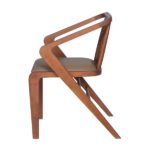 Potra Dining Chair In Teak Finish - Image 4